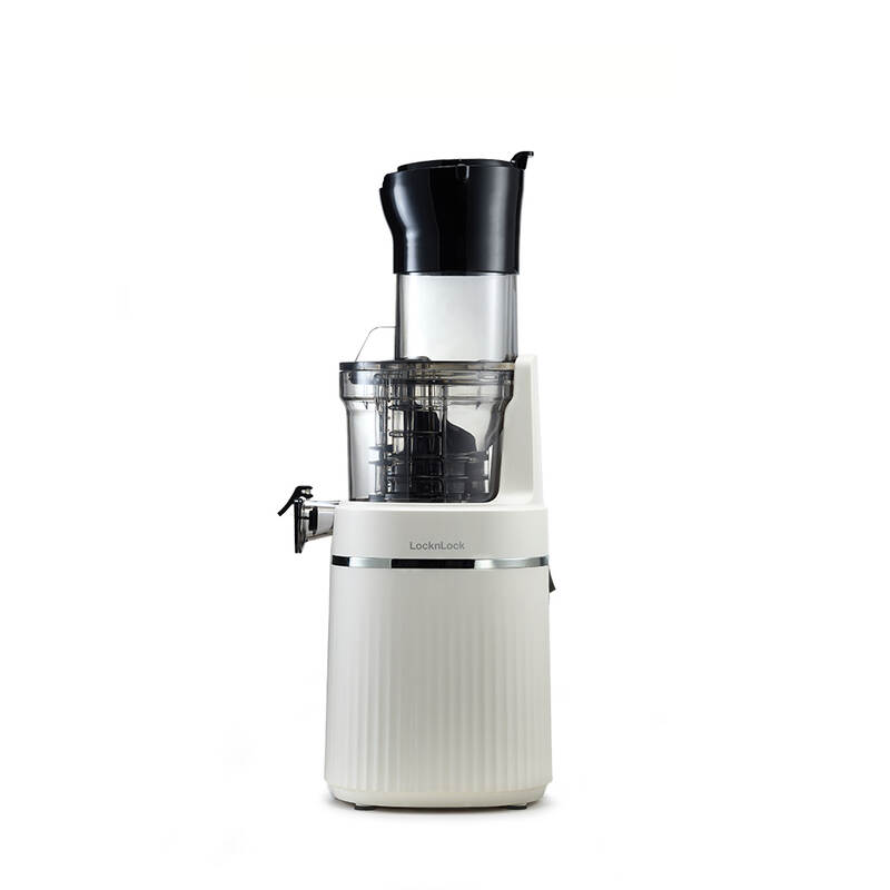 [Áp voucher 10%+Quà tặng] Máy ép chậm Locknlock Bianco Slow juicer 0.8L, 200W, 220-240V, 50Hz - Màu trắng ngà - EJJ421IVY, , large image number null